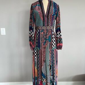 Anthropologie Patterned Maxi Dress
